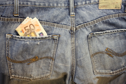 50 € in Hosentasche