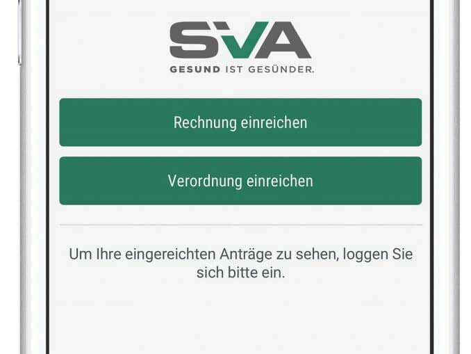 Screenshot SVA-App